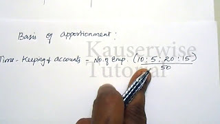 1 Secondary distribution of overheadsRe distribution of overheads by Kauserwise [upl. by Bashuk641]