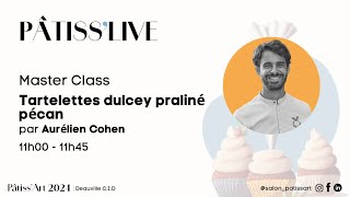 Tartelettes dulcey praliné pécan par Aurélien Cohen [upl. by Leasi]