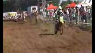 Steve Ramon crash  Belgium Championship Beervelde [upl. by Elwira]