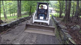 Revisiting a concrete job and fixing gravel [upl. by Culver]