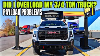 Payload Problems Am I Overloaded Towing My 40FT Fifth Wheel With A 2024 GMC 2500 AT4X [upl. by Swec]