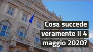 Cosa succede veramente il 4 maggio 2020 [upl. by Lorou]