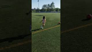 soccer practice Ariana [upl. by Ahsitneuq]