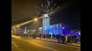 Brzozów wita Nowy Rok 2024 [upl. by Nogem]