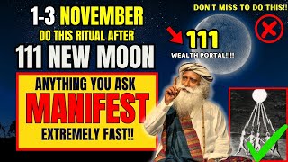 ✅13rd November 2024 New Moon MANIFESTATION Portal is Open Manifest Miracles❤️ [upl. by Ativoj]