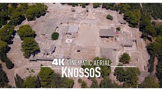 KNOSSOS Κνωσσός drone 4K 🇬🇷 Aerial  Europes Oldest City  Labyrinth of Minotaur CRETE Greece [upl. by Iridissa843]