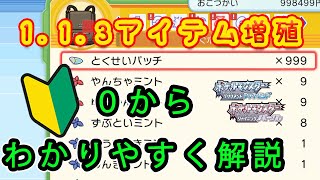 【ダイパリメイク】難民必見！113アイテム増殖、メニューバグを1から分かりやすく解説してみたらヤバすぎた………w [upl. by Enilrek]