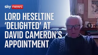 David Cameron has exactly sort of status this country requires says Lord Heseltine [upl. by Vassily]