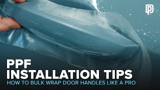 PPF Installation DIY Tips  How To Bulk Wrap Car Door Handles like a PRO [upl. by Tybalt]