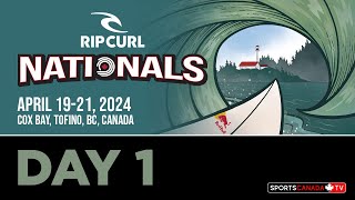 SURF CANADA 2024 RIP CURL NATIONALS 🏄 DAY 1 APRIL 19 2024 [upl. by Goldner]