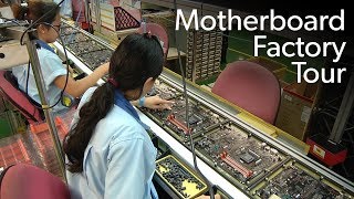 How a motherboard is made Inside the Gigabyte factory in Taiwan [upl. by Phionna599]