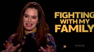 Cinemark Interviews Florence Pugh Lena Headey of Fighting With My Family [upl. by Singh]