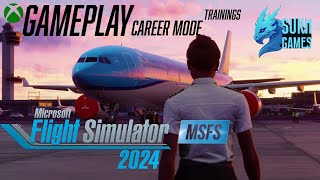 MICROSOFT FLIGHT SIMULATOR 2024  CAREER MODE  GAMEPLAY 1  XBOX SERIES S  SUKH GAMES [upl. by Dart]