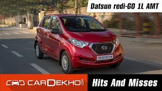 Datsun RediGo 1L AMT  Hits amp Misses  CarDekho [upl. by Moritz742]