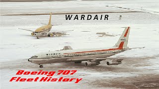 Wardair Boeing 707 Fleet History [upl. by Okeim]