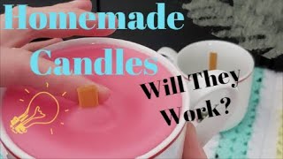 ❄🧐🔥TESTING DIY Woodwick Candles Using Popsicle Sticks Scentsy Wax Cubes and Crisco [upl. by Pattie340]