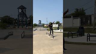 Flat bar practice royalsna royal skateboarding skateboard royalpark chicago grind boardslide [upl. by Kallman]