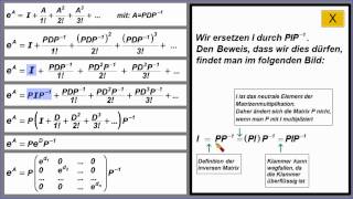 Matrixexponential durch Diagonalisierung berechnen  Teil 2  Herleitung der Lösungsformel [upl. by Reedy]