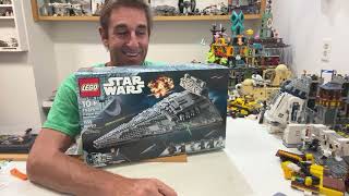 Imperial star destroyer LEGO 75394 live build pt 1 [upl. by Haiel]