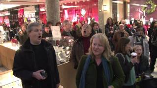 Hallelujah Chorus Flash Mob at Brent Cross Shopping Centre [upl. by Waldo]