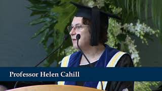 Graduation Occasional Address by Helen Cahill [upl. by Christina]