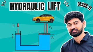 Hydraulic Lift Class 11 Physics  Mechanical Properties of Fluids Imp Topic  Parveen Sheokand [upl. by Azil]