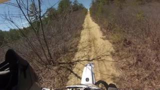 FOUND Track Deep in the forest Yamaha YZ250 Dirt Bike MotoVlog [upl. by Reine567]