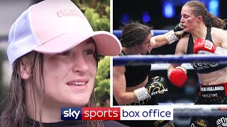 “It was a bit wide”  Katie Taylor’s honest take on the 9893 scorecard in Delfine Persoon fight [upl. by Aimerej]