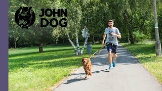 Jak biegać z psem Canicrossing – TRENING PSA  John Dog [upl. by Navanod]