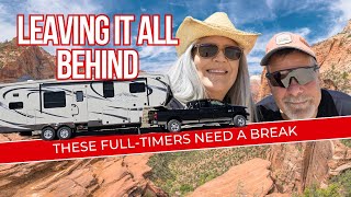 FullTime RVers NEED Vacation Time Away From Their Trailers Visiting Small Town USA RV Lifestyle [upl. by Issi]