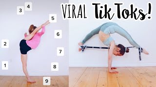 Attempting Viral Flexibility TikToks [upl. by Lapham59]