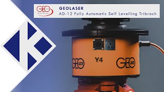 GeoLaser  AD12 Fully Automatic Self Levelling Tribrach [upl. by Cerallua666]