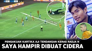 Curhat kiper Persita Tendangan keras Radja Nainggolan hampir buat saya cidera [upl. by Sukey]