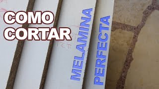 Como CORTAR MELAMINA SIN ASTILLAR  Survival Review Español [upl. by Mariann878]