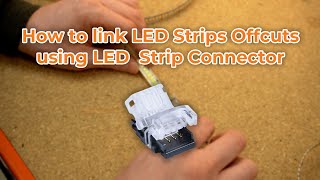 HOW TO Connect LED Strips together No soldering [upl. by Daniels921]