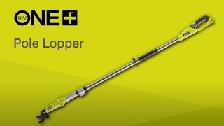 RYOBI 18V ONE Cordless Pole Lopper RY18PLA [upl. by Arahk]