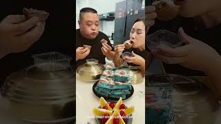 funny mukbang food eating comedy asmrvideo asmrmochi asmrdessert asmrfood [upl. by Brod]