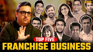 Top Five Franchise Business in India  Franchise in India  Digitalodd [upl. by Strawn673]