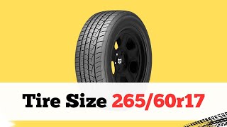 Tire Size 26560r17 in inches [upl. by Niliak]