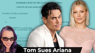 Tom Sandoval Sues Ariana Madix in Rachel Leviss Lawsuit [upl. by Eelydnarb749]