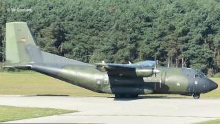 C160 TRANSALL German AF TakeOff at Eindhoven [upl. by Ijnek]