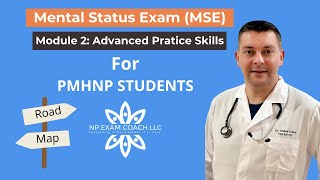 Mental Status Exam MSE for PMHNP Board Certification Preparation  M2 T1  NP EXAM COACH [upl. by Kala]