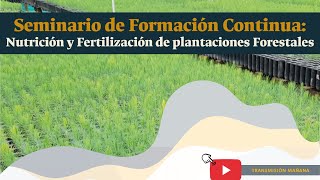 Seminario Nutrición y Fertilización de Plantaciones Forestales Jornada PM [upl. by Lindberg]