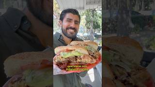 Tortas la Choza Encantada asquerosas pura grasa short shorts food foodie torta milanesa cdmx [upl. by Vona]