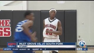 HS Hoops South Fork tops Inlet Grove in OT [upl. by Eibreh7]