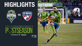 Highlights Seattle Sounders FC vs FC Dallas  Western Conference Semifinals [upl. by Cresida335]