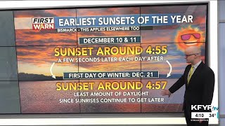 Morse Code of Weather Winter solstice has the least daylight but not the latest sunrise earlie [upl. by Yablon]