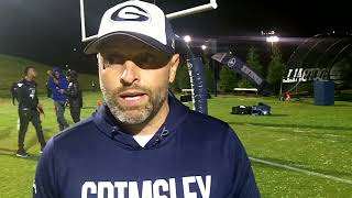 Interview Grimsley Whirlies head football coach Darryl Brown prior to Grimsley vs Page HS 10202023 [upl. by Susann]