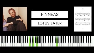 FINNEAS  Lotus Eater BEST PIANO TUTORIAL amp COVER [upl. by Ahsitel]