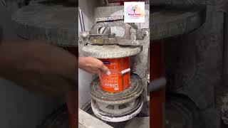 Asian Paints Light Grey Oil Paint Making shorts paint asianpaints satisfying grey colour [upl. by Lerraf14]